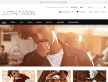 Tablet Screenshot of justincassin.com